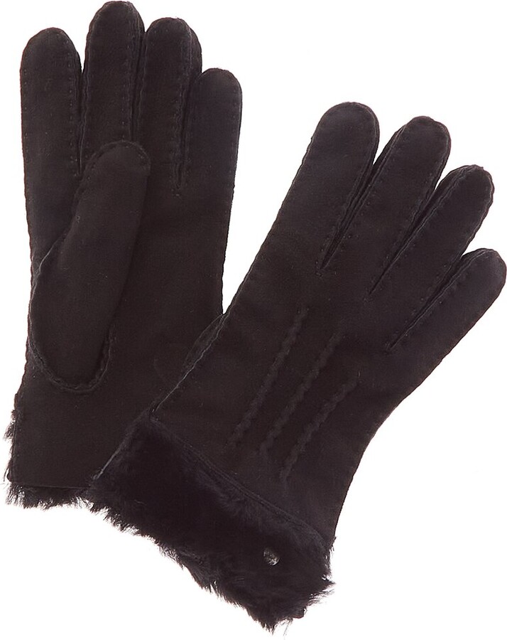 UGG Women's Black Gloves on Sale | ShopStyle