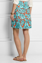 Thumbnail for your product : Etro Floral-print matelassé skirt