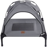 Thumbnail for your product : Charlie'S Charlies Elevated Dog Bed With Tent Grey Small