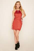 Thumbnail for your product : Forever 21 Faux Suede Halter Dress