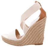 Thumbnail for your product : Jean-Michel Cazabat Leather Espadrille Wedges