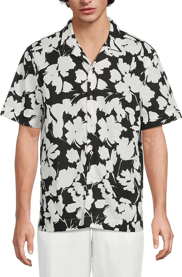 Jackson Floral Superfine Cotton Camp Shirt