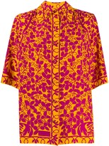 Thumbnail for your product : Christian Lacroix Pre Owned 1990s Foliage Print Shirt