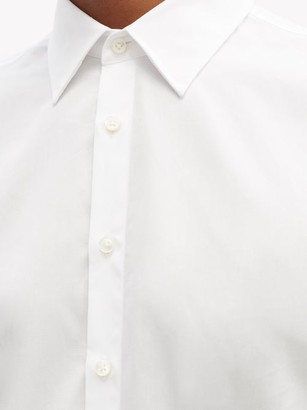 BOURRIENNE PARIS X Romanesque Bourrienne-cuff Cotton-poplin Shirt - White
