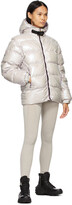 Thumbnail for your product : MONCLER GENIUS 6 Moncler 1017 ALYX 9SM Silver Down Iridescent Buckle Jacket