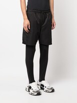 Thumbnail for your product : Plein Sport Layered Running Shorts