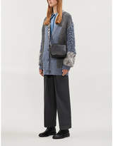 Thumbnail for your product : Stella McCartney Patchwork oversized alpaca and wool-blend cardigan