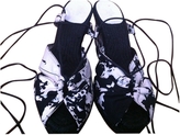 Thumbnail for your product : Hermes Black Cloth Sandals