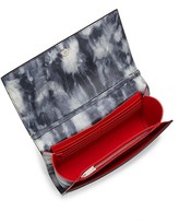 Thumbnail for your product : Christian Louboutin Paloma Studded Tie-Dye Leather Clutch