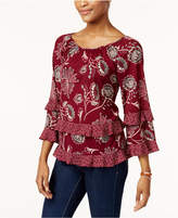 Thumbnail for your product : Style&Co. Style & Co Ruffled Tiered Top, Created for Macy's