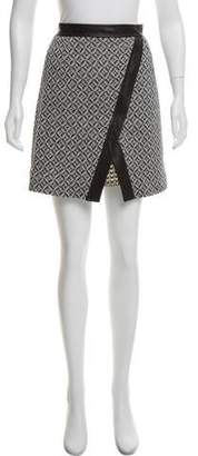 Tamara Mellon Asymmetric Mini Skirt