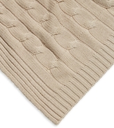 Thumbnail for your product : A & R Cashmere Cashmere Blend Cable Knit Throw