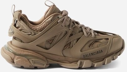 Balenciaga Track Faux-leather And Recycled-mesh Trainers - Brown -  ShopStyle Sneakers & Athletic Shoes