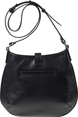 Tulip Crossbody Bag  Black Leather Shoulder Bag – JOANNA MAXHAM