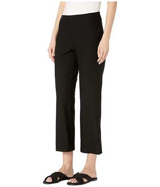 Eileen Fisher Washable Stretch Crepe Flare Ankle Pants