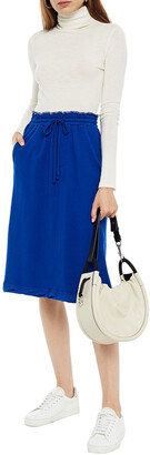 Clu French Cotton-terry Midi Skirt