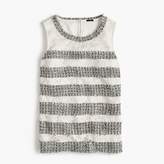 Thumbnail for your product : J.Crew Fringey top in tweed and lace