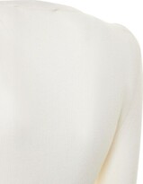 Thumbnail for your product : Michael Kors Collection Cashmere ribbed knit crewneck top