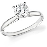 Bloomingdale’s Luxe Collection Certified Diamond Round Brilliant Cut Engagement Solitaire Ring in 18K White Gold, 2.0 ct. t.w. – 100% Exclusive