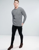 Thumbnail for your product : Lindbergh Sweater In Blue Rib Knit