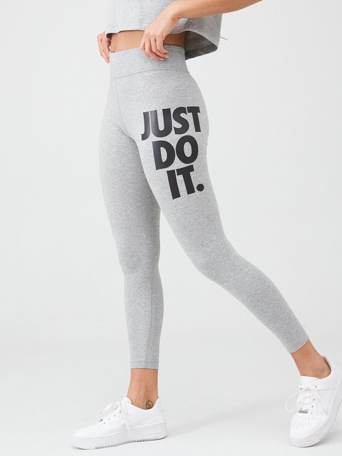 grey just do it leggings