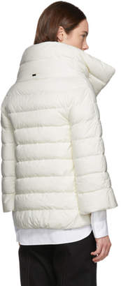 Herno White Down Cocoon Jacket