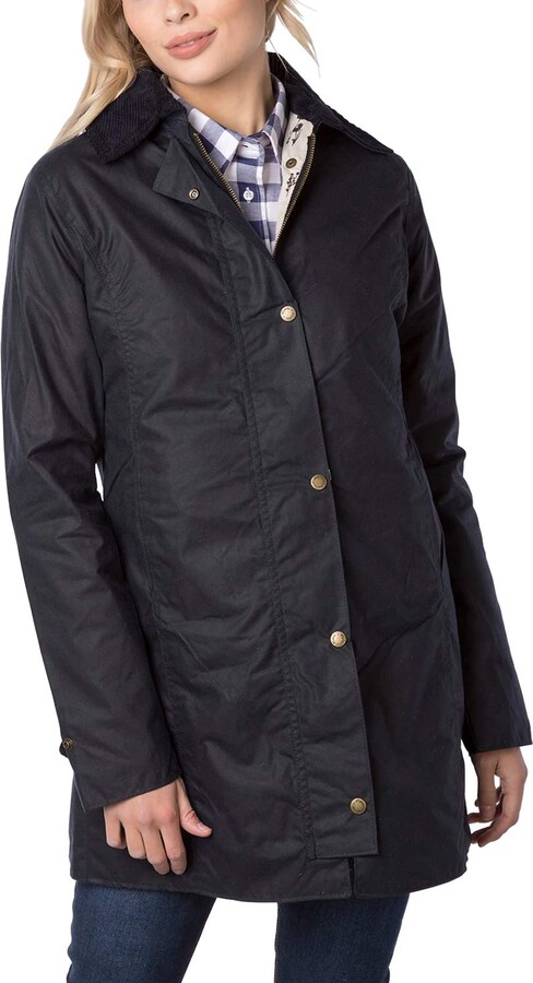 Long Rydale Wax Jacket Rydale Hannah II 3/4 Length 100% Waxed