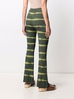 Thumbnail for your product : Sandro Prosper tie-dye flare trousers