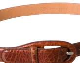 Thumbnail for your product : Tod's Embossed Leather Buckle Belt