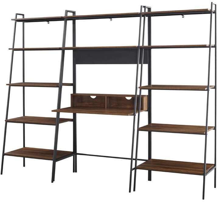 Walker Edison Metal and Wood Ladder Desk and Shelf, Set of 3 ShopStyle