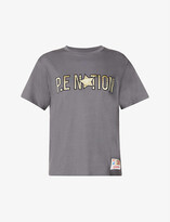 Thumbnail for your product : P.E Nation Armour branded organic cotton-jersey T-shirt