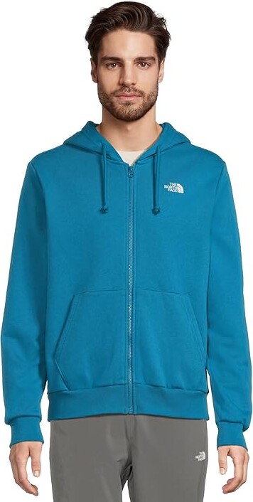 The North Face Evolution Emb Full Zip Hoodie Men's Sweatshirt Dusk Blue : XL, Cotton/Polyester