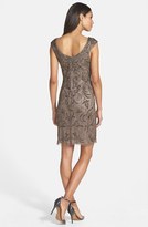 Thumbnail for your product : Adrianna Papell Beaded Mesh Dress (Regular & Petite)
