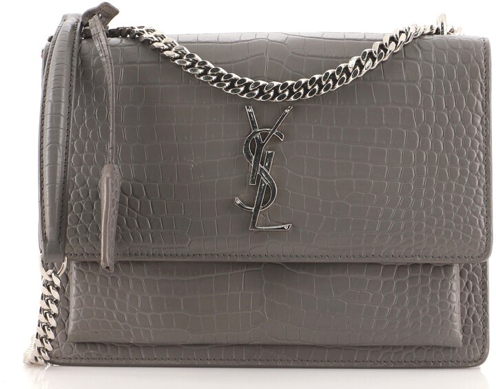 ysl grey tote
