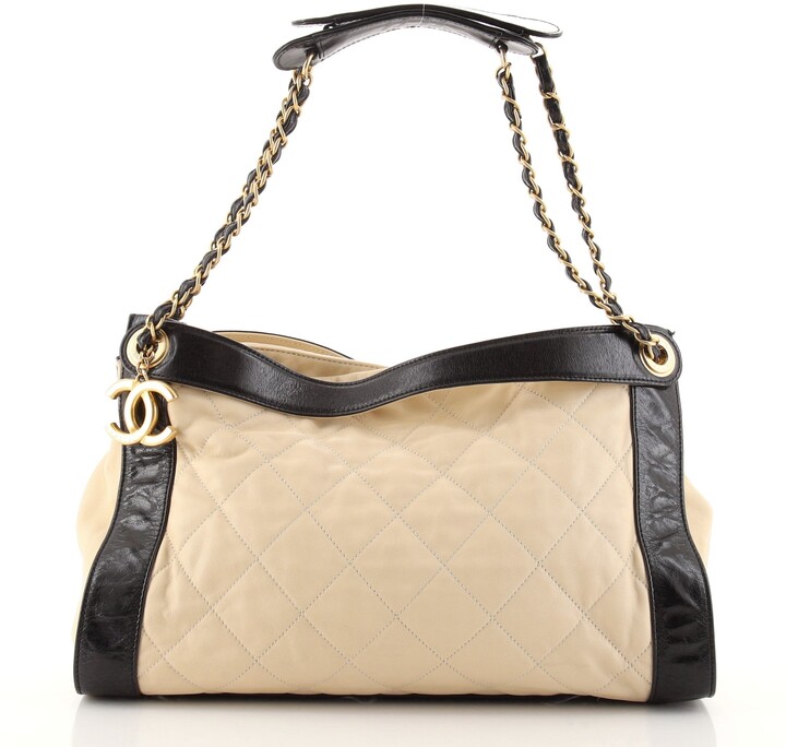 Chanel In the Mix Charm Tote Quilted Leather Medium - ShopStyle