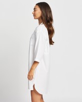 Thumbnail for your product : Papinelle Women's White Chemises - Whale Beach Nightshirt - Size One Size, L at The Iconic