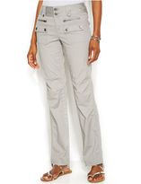 Thumbnail for your product : INC International Concepts Curvy-Fit Ruched-Cuff Cargo Pants