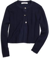Thumbnail for your product : Brooks Brothers Supima® Cotton Cropped Cardigan