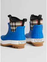 Thumbnail for your product : Burberry Vintage Check Neoprene and Rubber Rain Boots