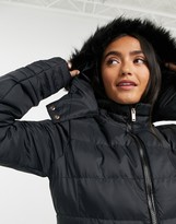 Thumbnail for your product : Brave Soul gambia padded jacket in black