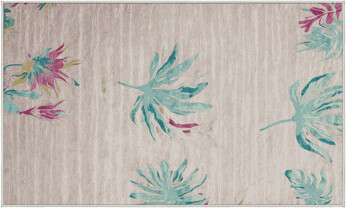 Red Barrel Studio Machine Washable Beige Area Rug