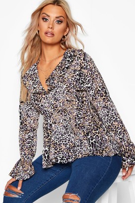 plunging neckline plus size tops