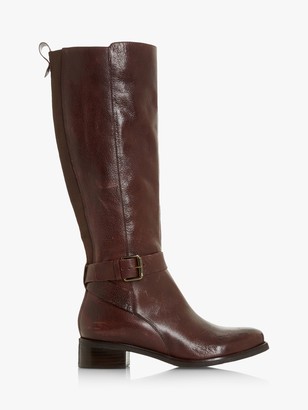 burgundy knee high boots uk