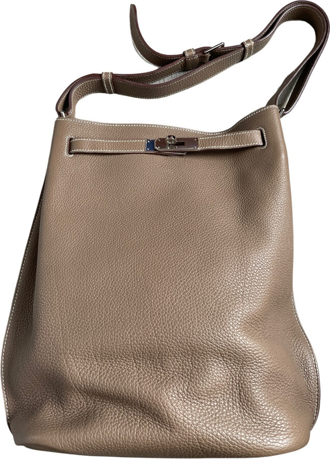 Hermes So Kelly leather handbag - ShopStyle Shoulder Bags