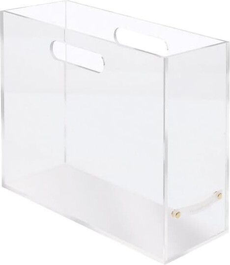 Russell + Hazel Russell+Hazel Slim File Box, Clear Acrylic (31733)