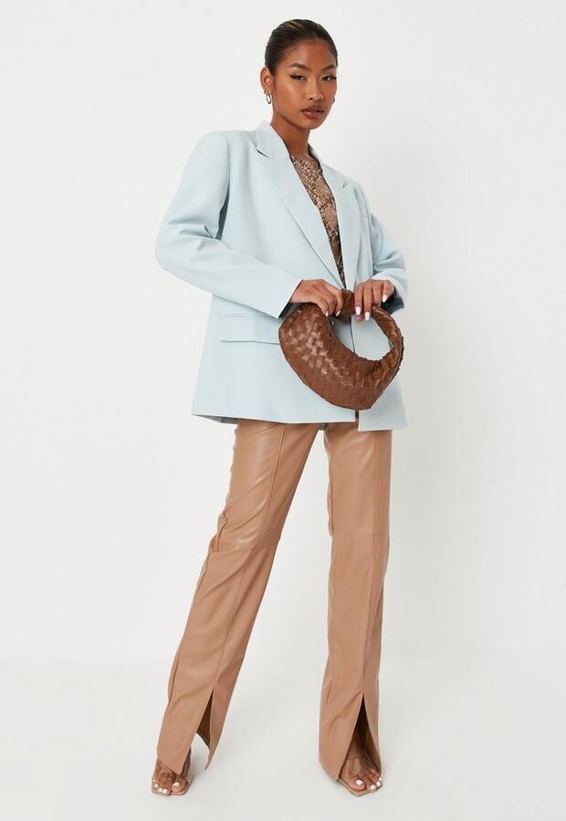 petite double breasted blazer