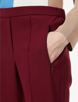 Thumbnail for your product : Theory Demitria high-rise flared stretch-wool trousers