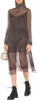 Thumbnail for your product : Rag & Bone Libby dotted silk-chiffon midi dress