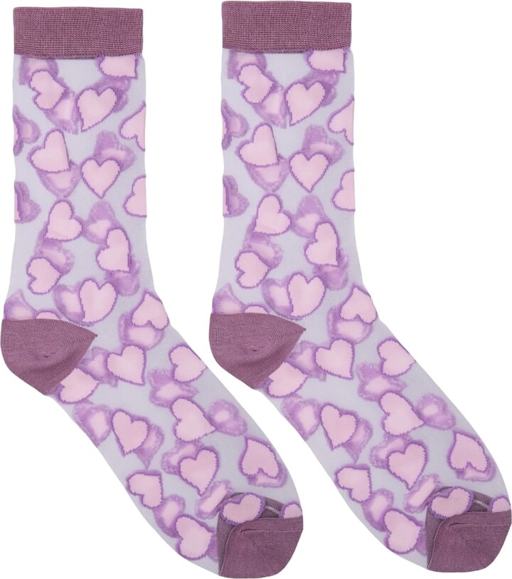 High Heel Jungle by Kathryn Eisman Pink Heart Of Glass Collection - Violet