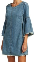 Thumbnail for your product : Free People Reckless Bell-Sleeve Denim Mini
